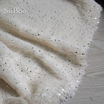 

Beige Grey Caramel short hair imitation rabbit fur fabric with gold dot for coat vest 45*130cm tissu de fourrure de lapin SP5768