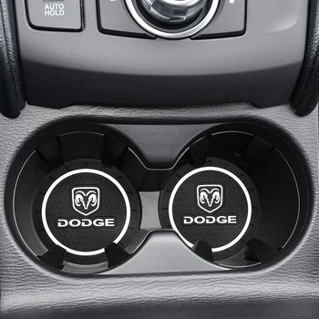 

1/2PC Auto Cup Holder Non-slip Mat Interior Car Decoration For Dodge caliber challenger journey charger ram 1500 caravan stratus
