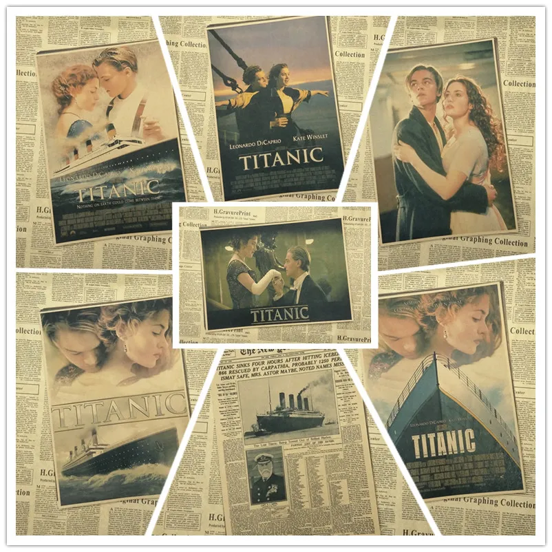 Ретро постер из фильма шаль художественное украшение винтажные принты