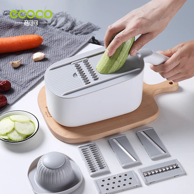 Ручная овощерезка ECOCO Профессиональная многофункциональная терка для кухни и
