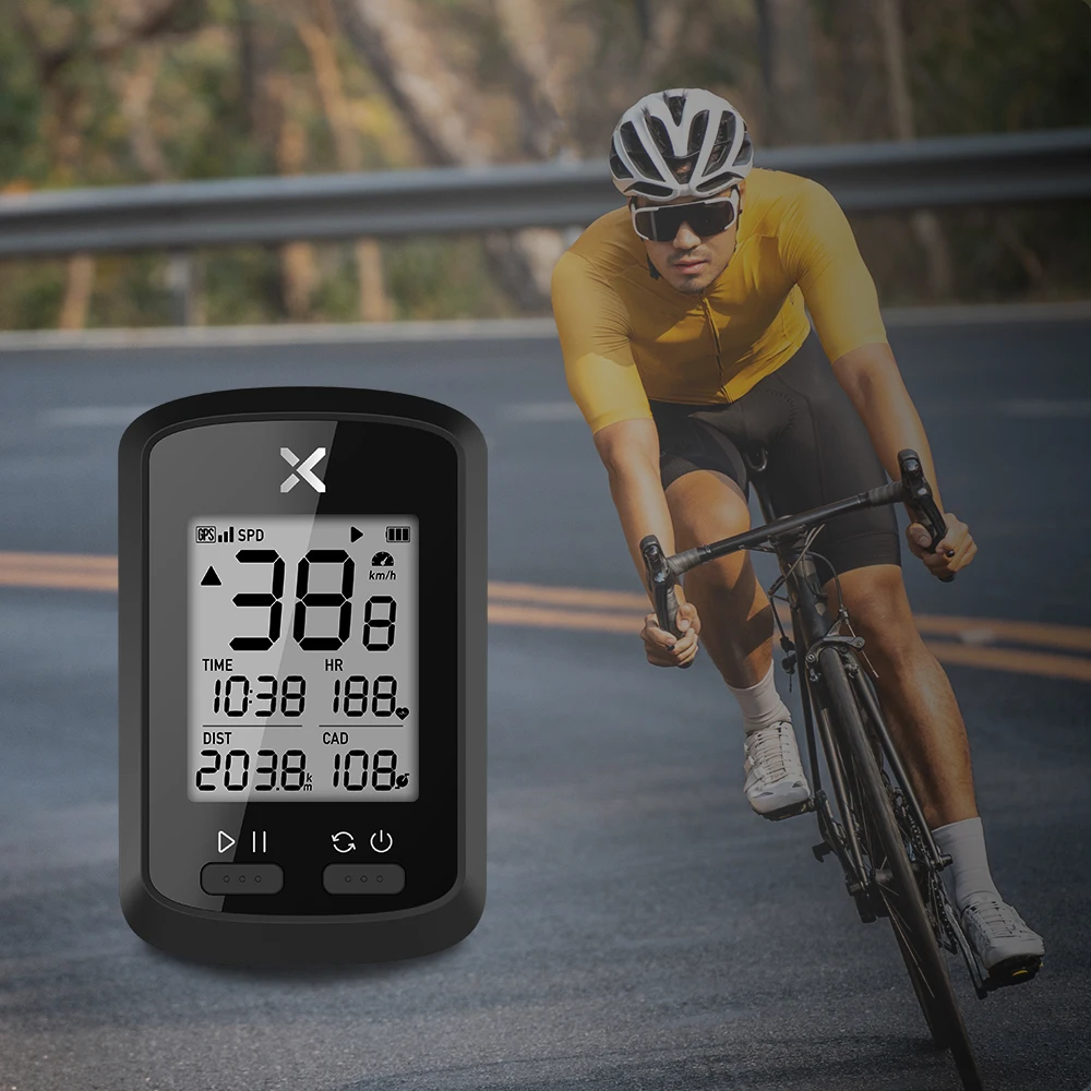 Беспроводной велокомпьютер XOSS GPS спидометр водонепроницаемый Bluetooth ANT G +