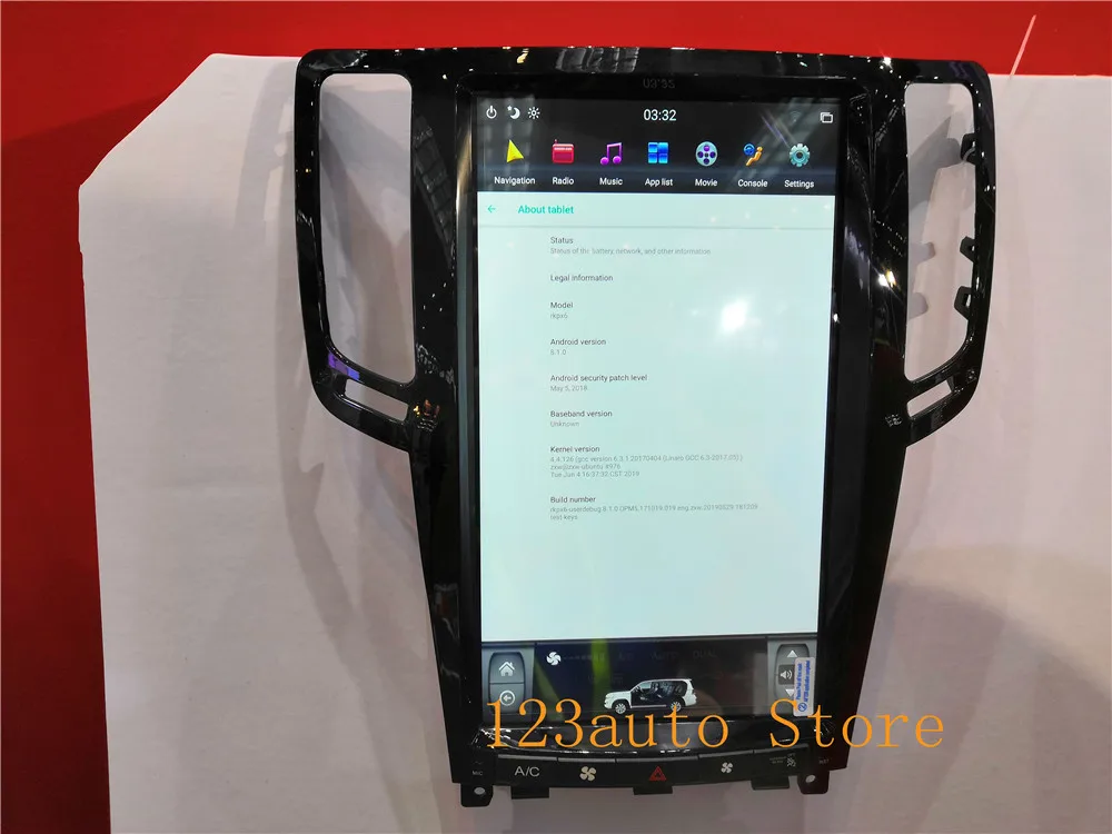 13,6 ''Вертикальный стиль Android 8,1 Автомобильная dvd-навигационная система для infiniti G25 G37 2007-2013 carplay 7850IC ips 6 ядер 1,8 ГГц стерео