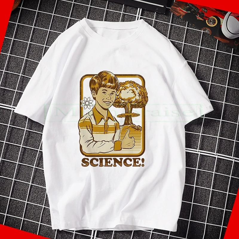 

SCIENCE! - Retro 70s80s T shirt - Steven Rhodes men t shirt