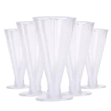 Прозрачные 5 шт одноразовые чашки для пудинга экологический десерт, мороженое чашки экономичная кухня смузи стаканчики посуда