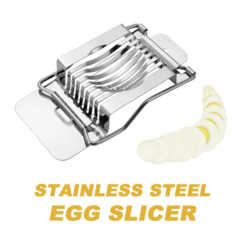 Kitchen Stainless Steel Egg Strawberry Mushroom Slicer Cutter Hard Boiled Slicer 