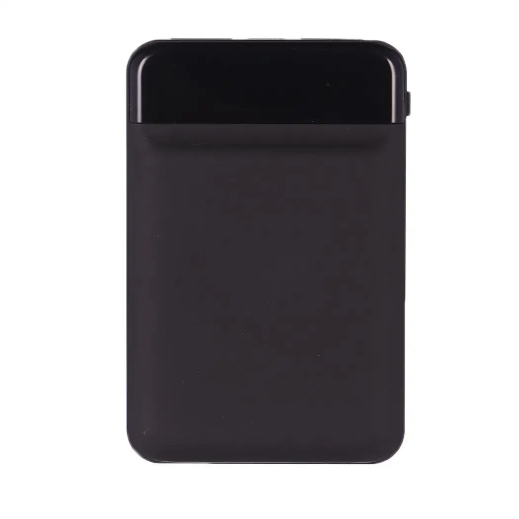 10000mAh Портативный USB внешний аккумулятор зарядное устройство power bank белый, розовый, синий, черный банк 5 V/2A для телефона - Цвет: black