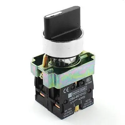 

AC 600V 10A 21mm DPST 3 Position Latching Rotary Select Switch Replacement