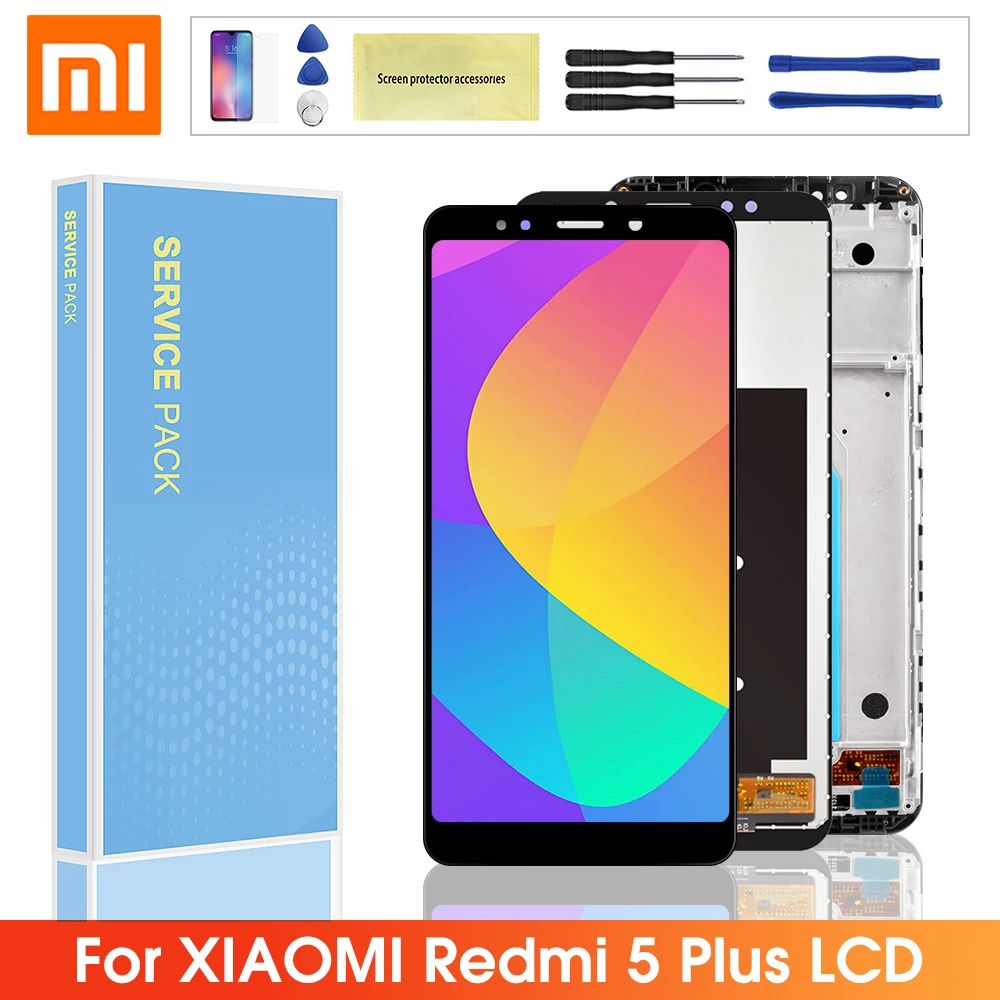 

Original 5.99'' LCD For XIAOMI REDMI 5 Plus LCD Display Touch Screen Digitizer With Frame For Xiaomi Redmi 5 Plus LCD Screen