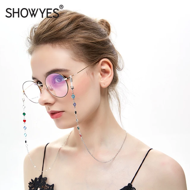 Cordones coloridos para gafas de lectura para mujer, cordones para  anteojos, correa de soporte, accesorios para gafas - AliExpress