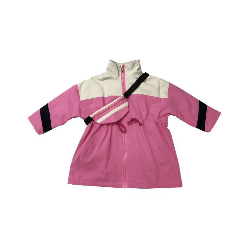 WLG boys girls winter coats kids turn down collar long style velvet thick dark blue red jackets baby warm casual clothes 2-6T