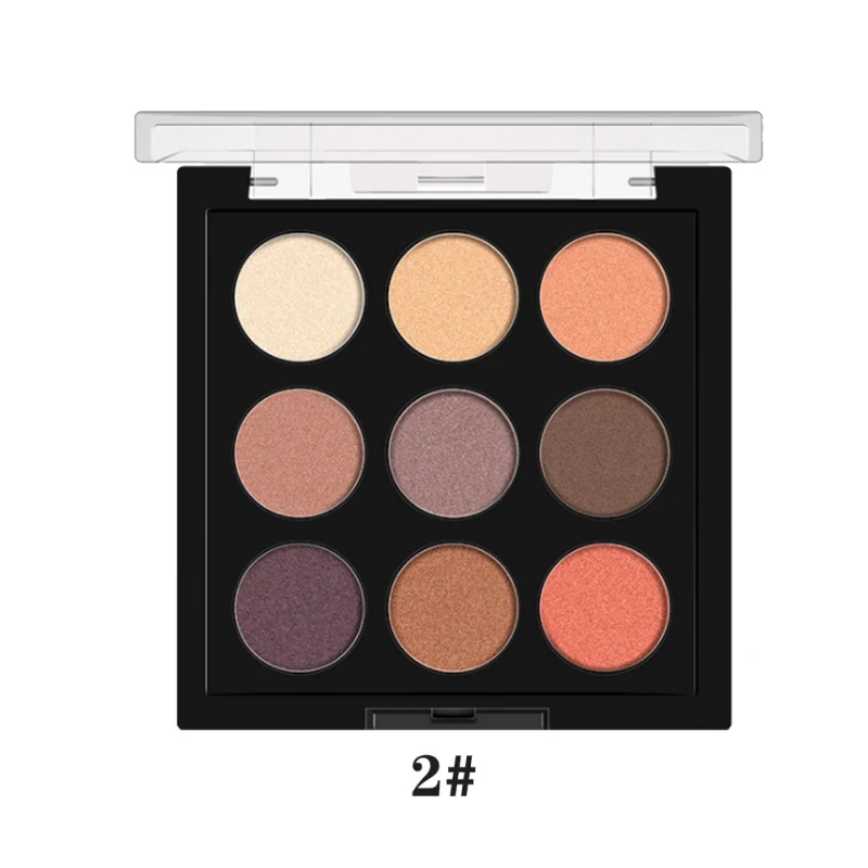 2 9 Colors Makeup Shimmer Matte Eyeshadow Palette Eyes Beauty Makeup Eye Shadow Wholesale - Цвет: 2