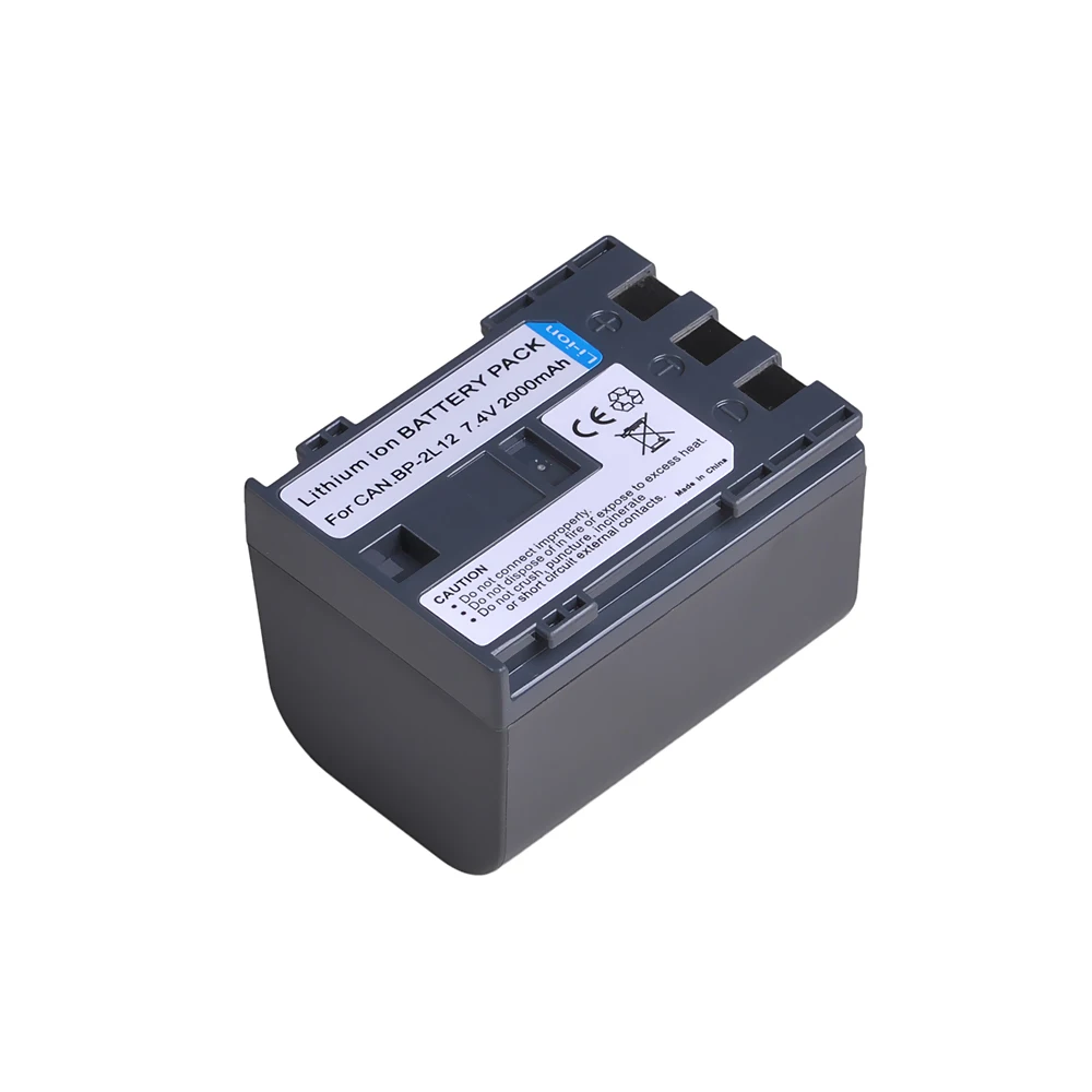 Новый аккумулятор для Фотоаппарата Canon ZR960 ZR950 ZR930 HG10 HV20 HV30 HV40 DC310 DC320 DC330. 2000 мАч 7 4