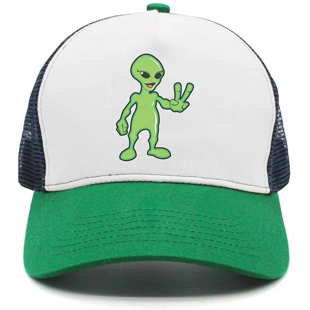 Marinas Alien Peace скейтборд Музыка для женщин и мужчин бейсболка сетка Регулируемая крутая кепка хип-хоп кепки