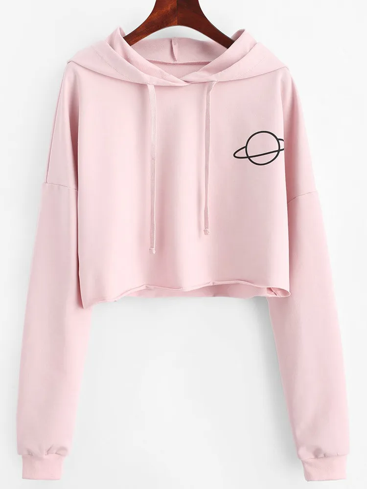 

La MaxPa Instagram Fashion Sexy Hoodies Korean Style Short O-neck Cotton Autumn Casual Women Clothing Streetwear Vogue 2019
