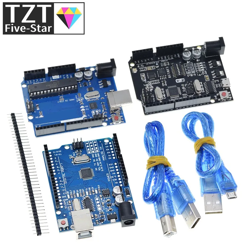 TZTUNO R3 Offizielle Box ATMEGA16U2 / TZTUNO R3+WiFi R3 MEGA328P CH340G Für Arduino TZTUNO R3 Entwicklungsboard WeMos ESP8266 – Detail 4