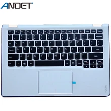Для lenovo Yoga 3 11 Упор для рук верхний чехол и клавиатура с тачпадом белый AM19O000800