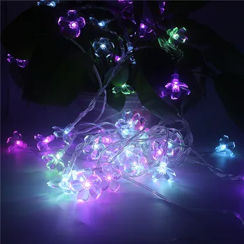 

10m 60leds Cherry Blossom Flower String Lights Waterproof 5V USB Cherry Blossom LED String indoor and outdoor Patio Garden Xmas