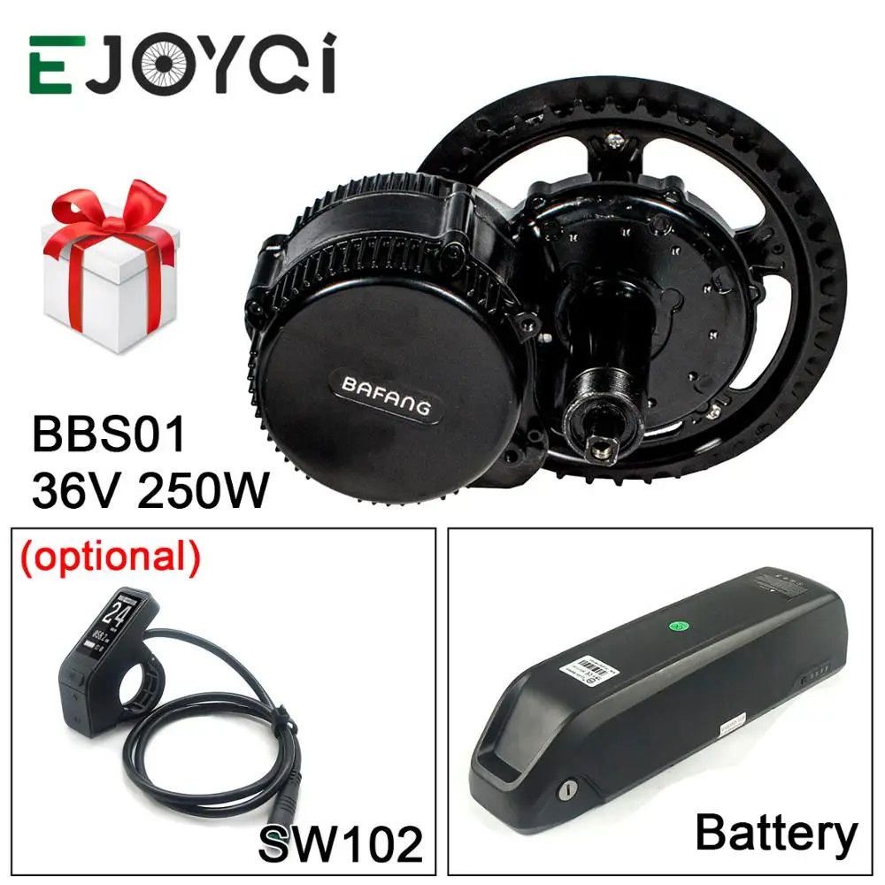 Bafang 36V 250W 16Ah Li-Ion Батарея BBS01B Шестерни Сенсор Цвет Дисплей, фара для электровелосипеда в середине приводной двигатель комплект для переобору... Bafang 36V 250W 16Ah Li-Ion Батарея BBS01B Шестерни Сенсор Цвет Дисплей, фара для электровелосипеда в середине приводной двигатель комплект для переобору...
