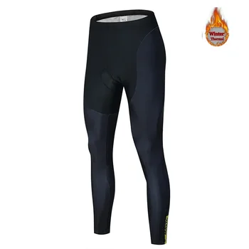 

MAVIC Winter Fleece Thermal Men Cycling Long Pants triathlon Outdoor Bicycle Wear bib Pants Top quality shockproof Bike Trousers