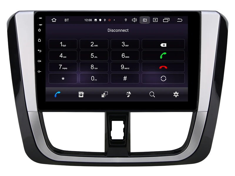 Best Factory direct sales OTOJETA Android 9.0 Car Multimedia Radio For Toyota YARIS Vios 2017 car video tape recorder GPS Navigation 4