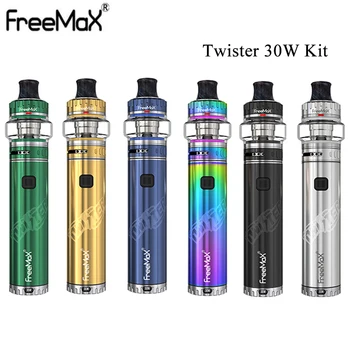 

Original Freemax Twister 30W Kit VW Mod and Fireluke 22 Tank 3.5ml Electronic Cigarette Vape Pen DTL /MTL Vape VS Twister 80W