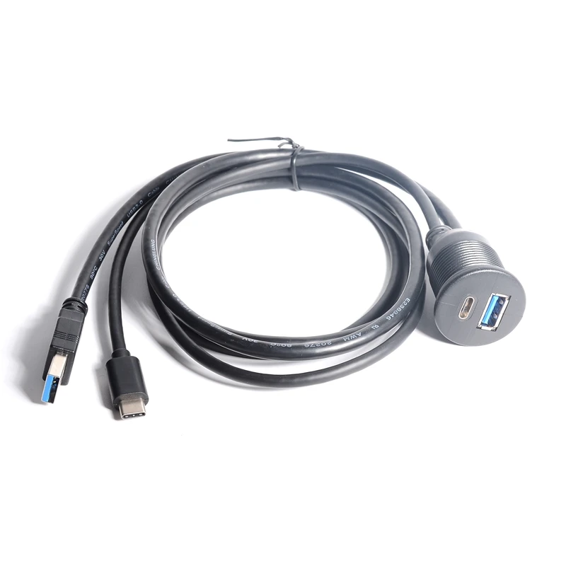 Duttek Cavo USB C Per Montaggio A Incasso, Prolunga USB Tipo - Foto 3