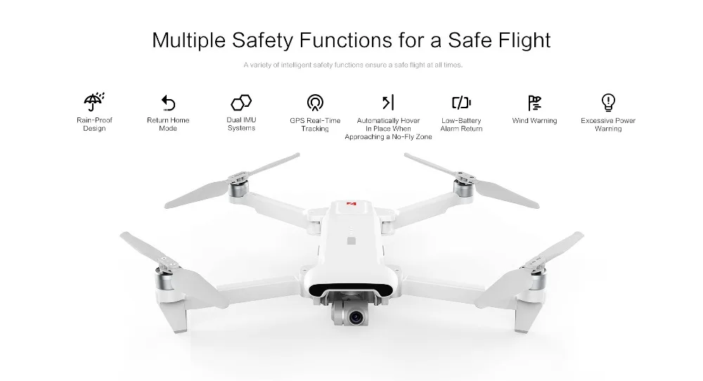 FIMI – Drone X8SE 2020 caméra hélicoptère RC 8KM FPV 3 axes cardan 4K caméra GPS RC, cadeau de noël