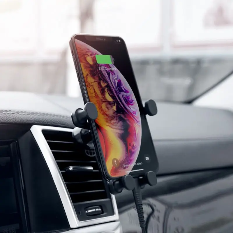 Универсальный гравитационный Автомобильный держатель для телефона Air Vent подставка для iPhone XS MAX S10