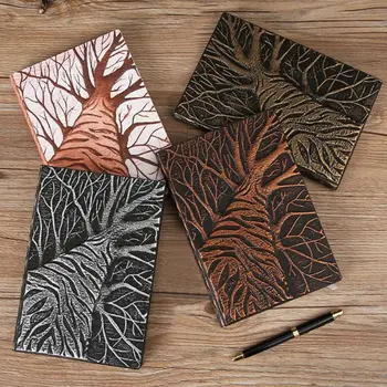 

Creative Embossed A5 Size Leather Notebook Journal Notepad Travel Diary Planner