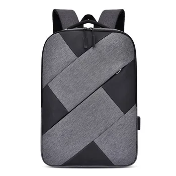 

Men's Nylon Waterproof Laptop Backpack Large Capacity Casual Travel Backpack USB Charging Backpacks for Teenagers School Bags