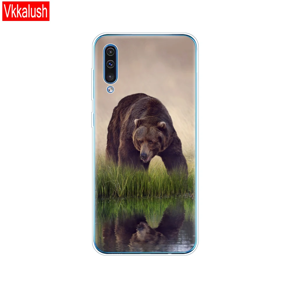 80131 Для samsung Galaxy A30S силиконовый прозрачный Футляр задняя крышка чехол для телефона samsung A30 A307 A307F SM-A307F мягкий чехол 6,4 cat - Цвет: 80131