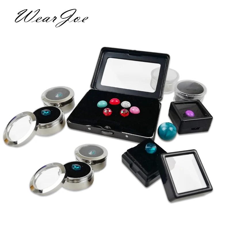 Wholesale Lot Gem Display Box Storage Loose Diamond Stand Jewelry Beads Pearl Gemstones Packaging Organizer Jar Foam Insert Case Wholesale Lot Gem Display Box Storage Loose Diamond Stand Jewelry Beads Pearl Gemstones Packaging Organizer Jar Foam Insert Case