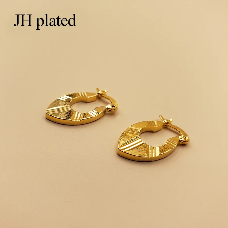 JHplated дубайские трендовые серьги золотого цвета ислам ювелирные изделия арабские/ближний восток классические женские серьги подарок друзьям