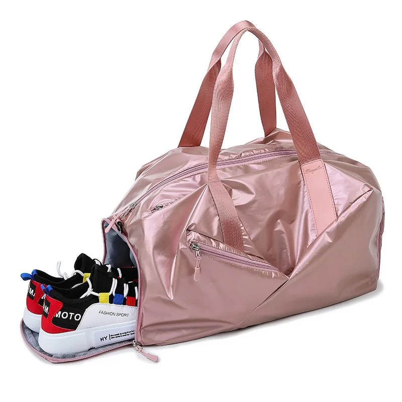 

Female Oxford Dry And Wet Separation Travel Bag Women Folding Travel Bags Large Capacity Duffel Bag Luggage Organizer Bags