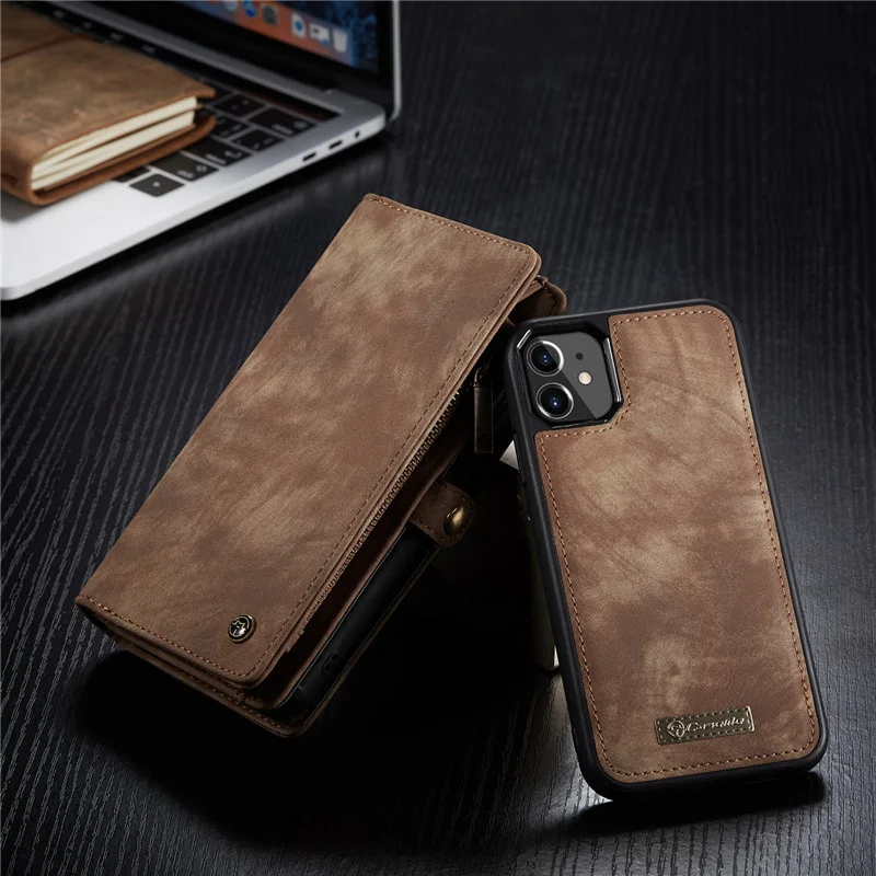 Lovebay Роскошный деловой кожаный чехол для телефона iPhone 11 Pro Max X XR XS 6 6s 7 8 Plus кошелек