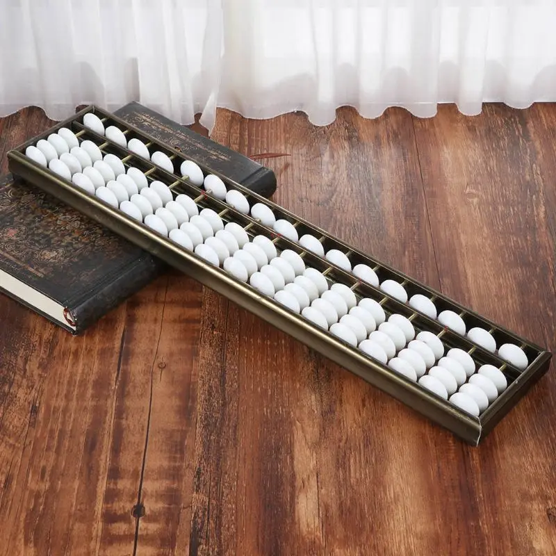 

17 Digits Rods Soroban Standard Abacus Chinese Japanese Calculator Counting Tool Math Learning Beginners