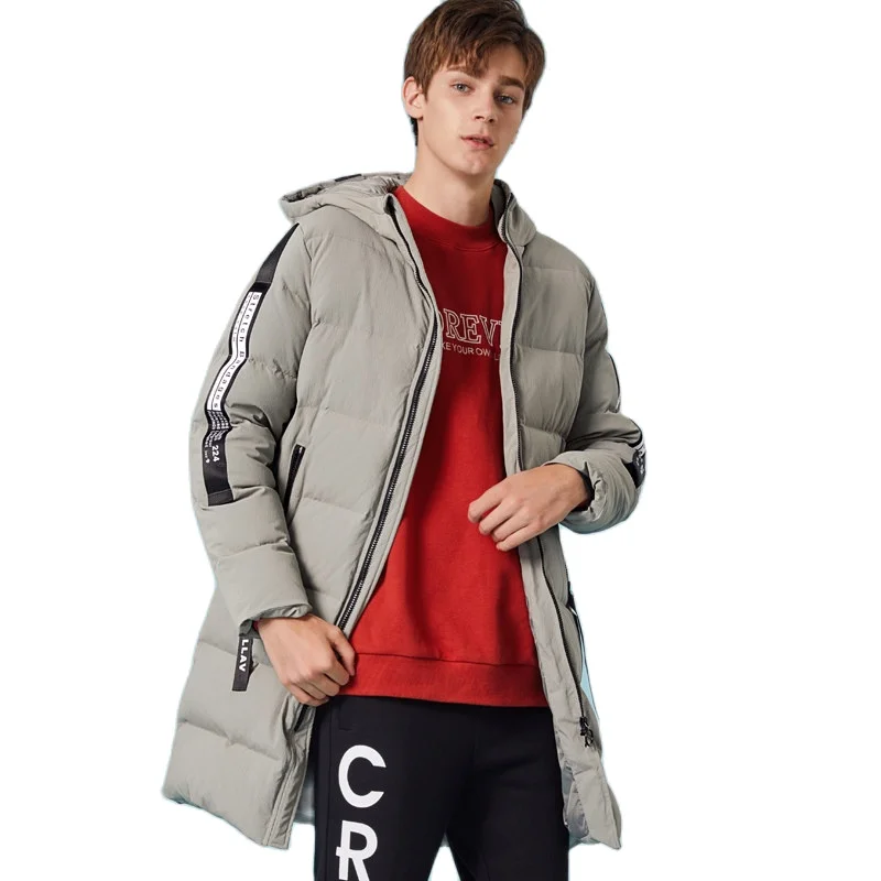 SEMIR для русской зимы пуховик мужчин брендовая одежда длинное теплое толстое
