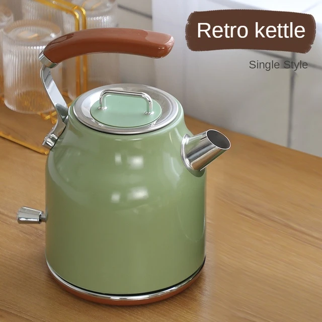 Homeart quiet electric kettle Kettle household automatic power-off retro tea  pot 304 steel - AliExpress