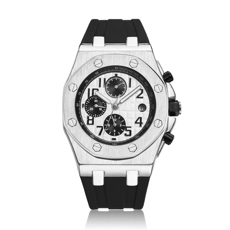 Роскошные брендовые Дизайнерские мужские часы Royal Oak, все циферблаты, автоматические механические часы, мужские спортивные наручные часы с хронографом
