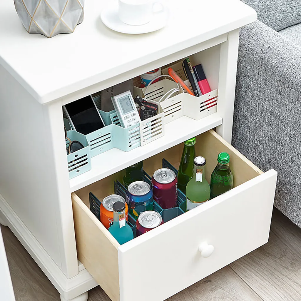 

Underwear socks finishing storage compartment Adjustable Drawer Clapboard Partition Divider Box Grid Storage Organizer Socks