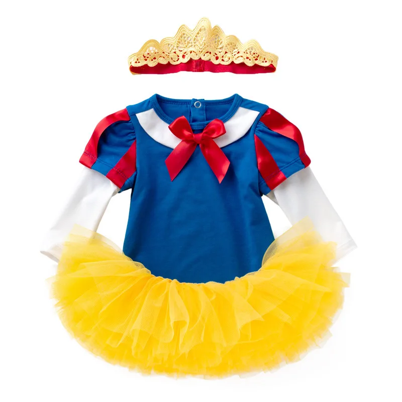 0-2Y 3pcs Girl Baby Summer Suit Novelty Costume Newborn Clothing Sets Bebe Dress Toddler Clothes Party Cosplay Gift 3 6 9 12 18M 2