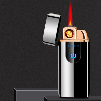

Usb Lighter Windproof Camping Metal Mini Outdoor Survival Plasma Torch Turbo Gas Lighter Survival Lighters Gadgets for Men