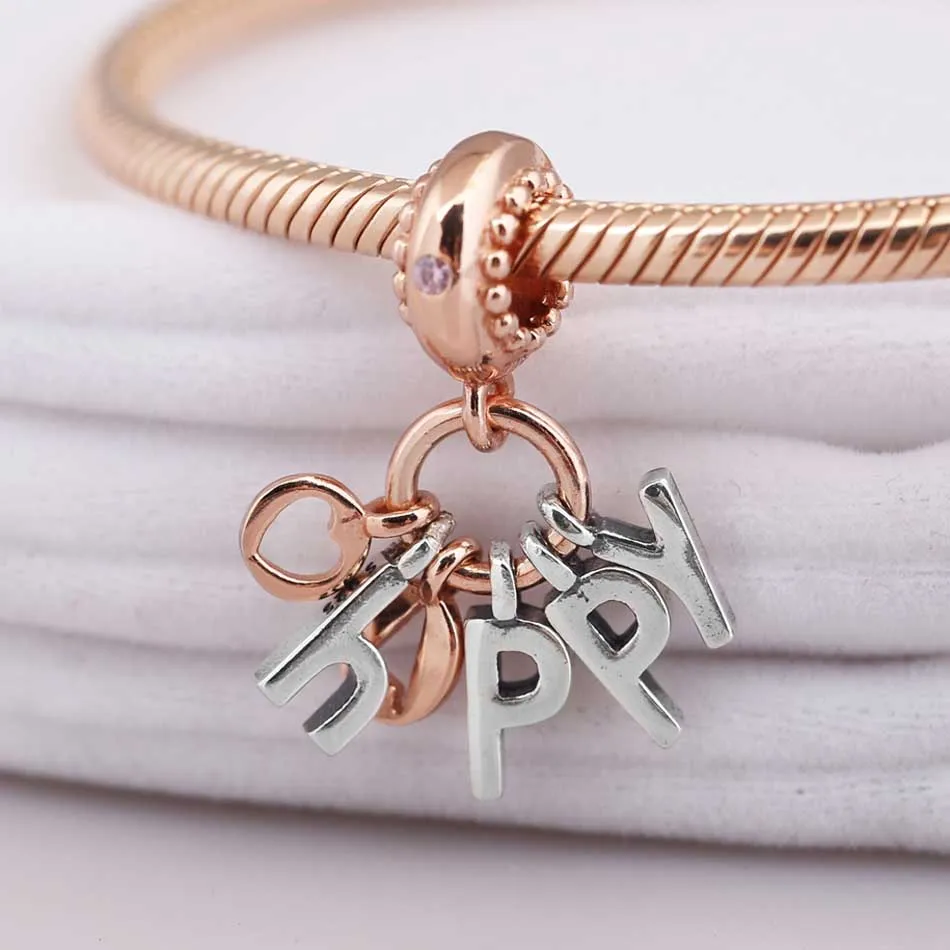Подвеска в виде сердец с надписью &quotI Love You&quot &quotPerfect Mum Happy Fan&quot браслет Pandora