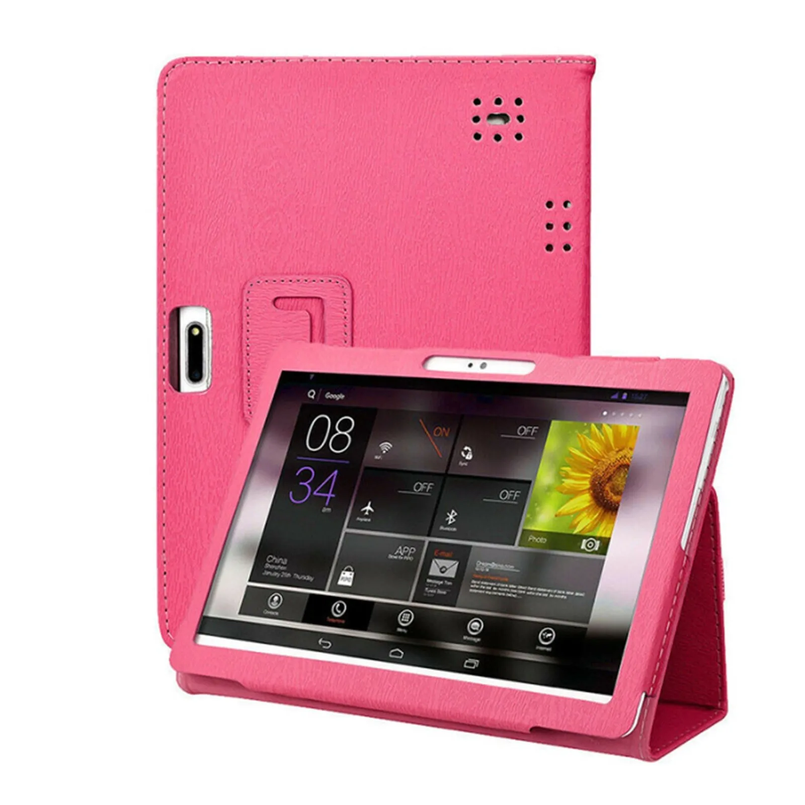 stylus pen for android tablet Universal Leather Cover Case For 10 10.1 Inch Android Tablet PC Fashion Design android tablet with keyboard Tablet Accessories