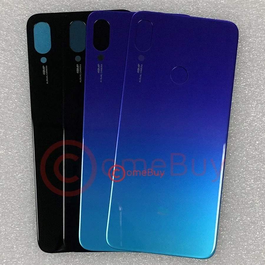 Задняя стеклянная панель для Xiaomi Redmi Note 7 крышка батареи задняя дверь корпус чехол для Xiaomi Redmi Note7 Pro Задняя крышка батареи