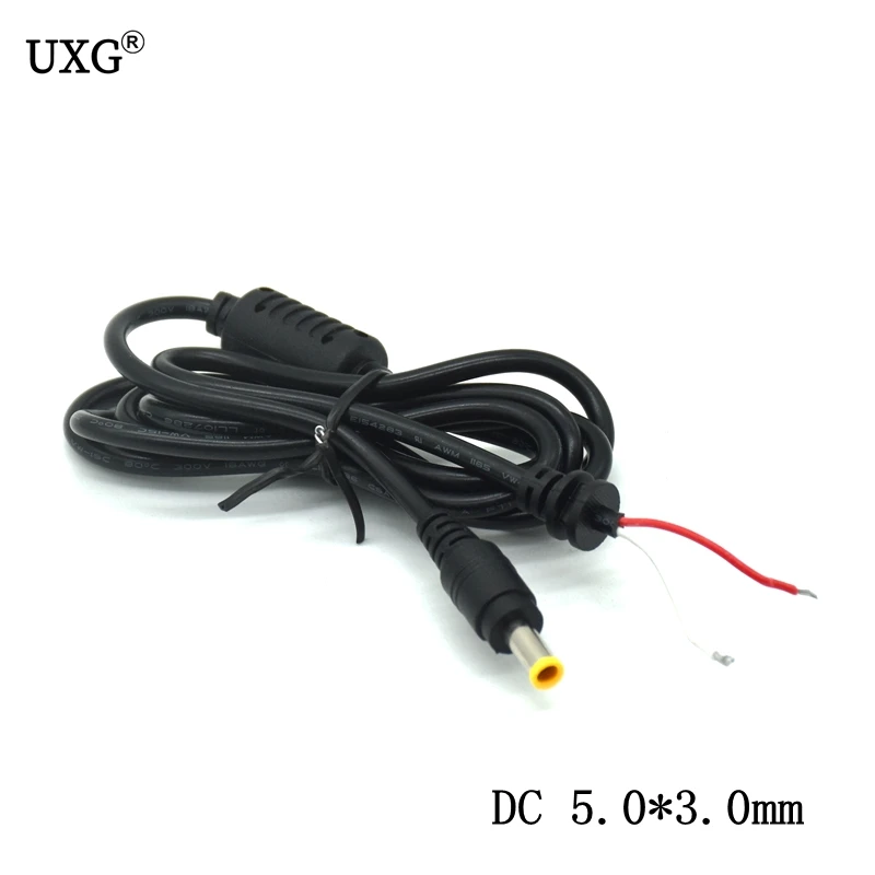 

5.5*3.0mm 5.0x3.0mm DC Power Charger Plug Connector With Cable Extension Cord For Samsung Laptop Notebook Adapter 1.2m 4ft