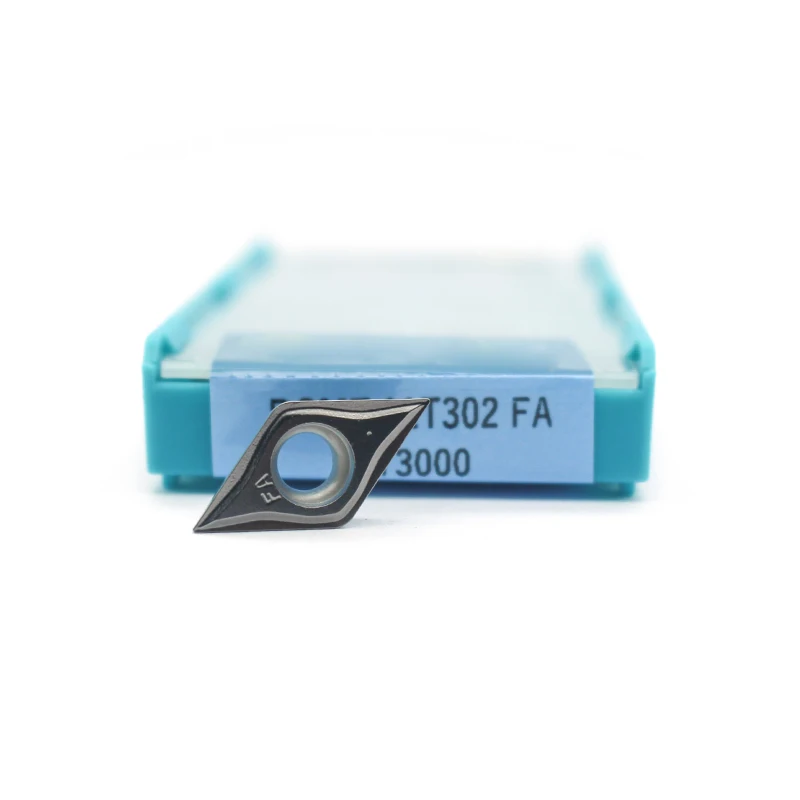 

10pcs DCMT11T302 FA CT3000 carbide insert usr for turning tool holder boring bar mini machine CNC inserts