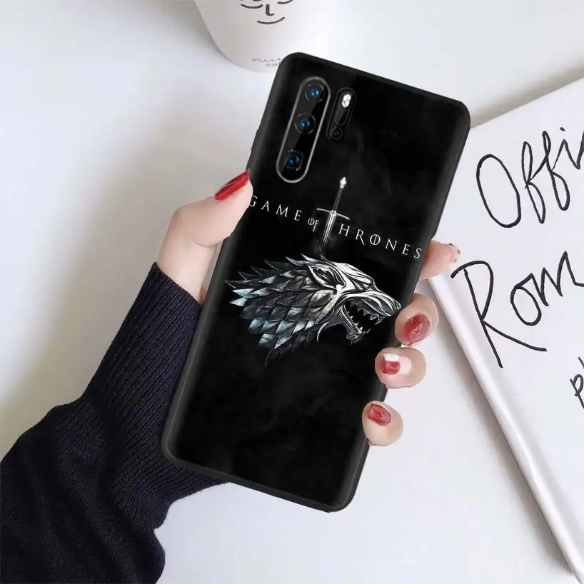 «Игры престолов» черный Coque чехол для huawei mate 30 20 10 P30 P20 P10 Pro Lite P Smart Z мягкий чехол для телефона
