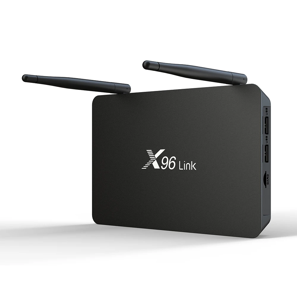 Лучшая ТВ коробка с Wi-Fi роутером Amlogic S905w 4K Отт коробка 2G16G X96 ссылка с LAN WAN порт Поддержка MIMO телеприставка