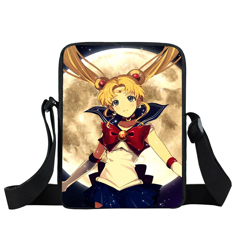 xkbmsn70 Аниме Сейлор Мун сумка-мессенджер SailorMoon Кристалл девушки мини-сумка на плечо женские сумки на каждый день Детские Школьные сумки Дети крест книжная сумка - Цвет: xkbmsn70